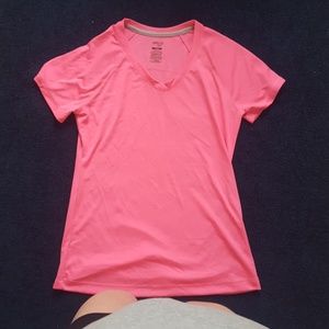 Pink workout tee